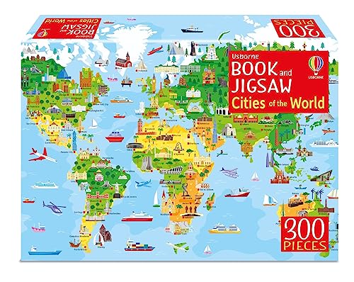 Book and Jigsaw Cities of the World (Usborne Book and Jigsaw)